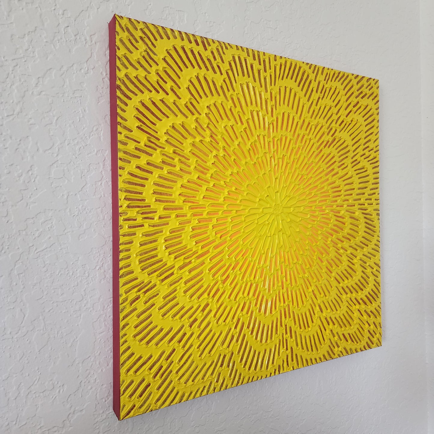 Yellow and Red Burst